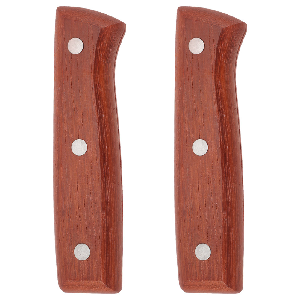 Home Cooking Kitchen - 2Pcs Cutter Handle Anti-Skid Wooden Replacement
