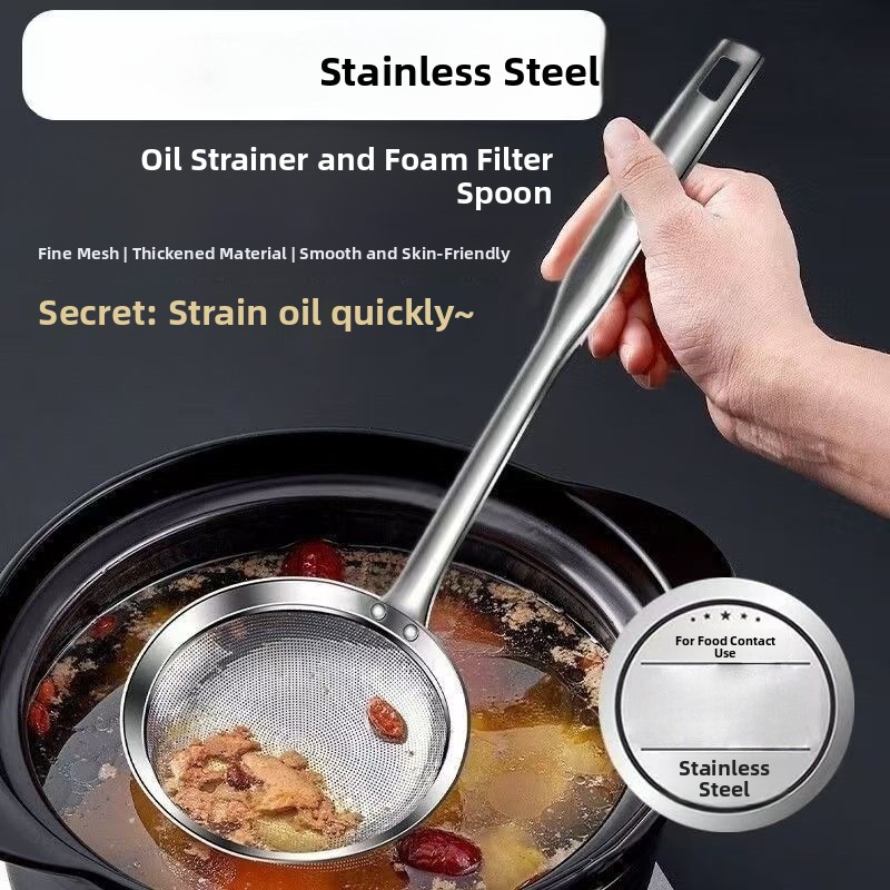 Stainless Steel 304 Kitchen Sp - Home Cooking Oil Filter ulasan dan harga