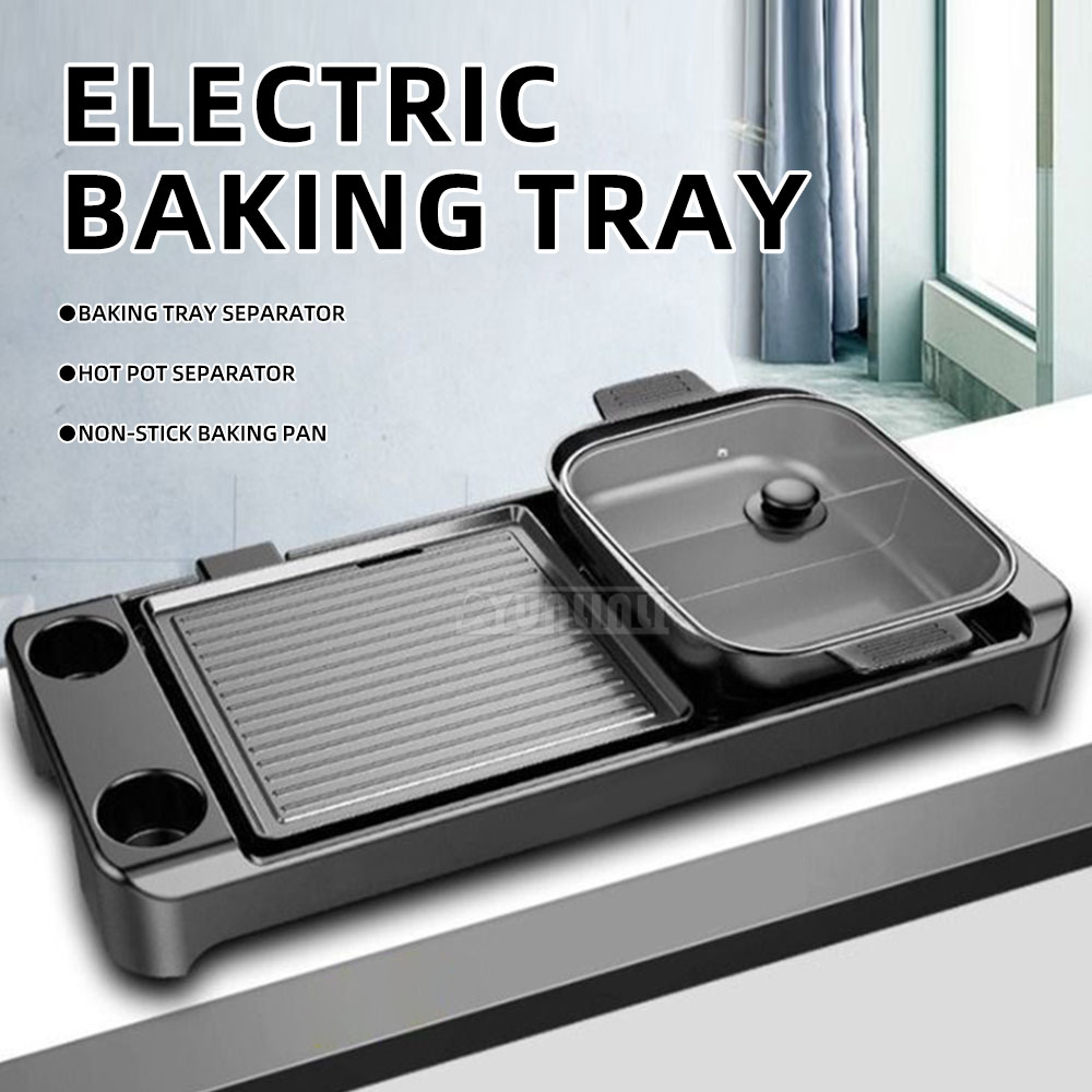 Electric Barbecue Hotpot Stove - Home Cooking Electric ulasan dan harga