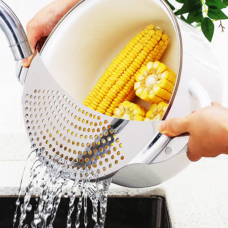 Stainless Steel Half Moon Oil  - Home Cooking Oil Filter ulasan dan harga