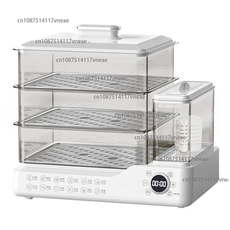 Electric Steamer with Water Ta - Home Cooking Electric ulasan dan harga