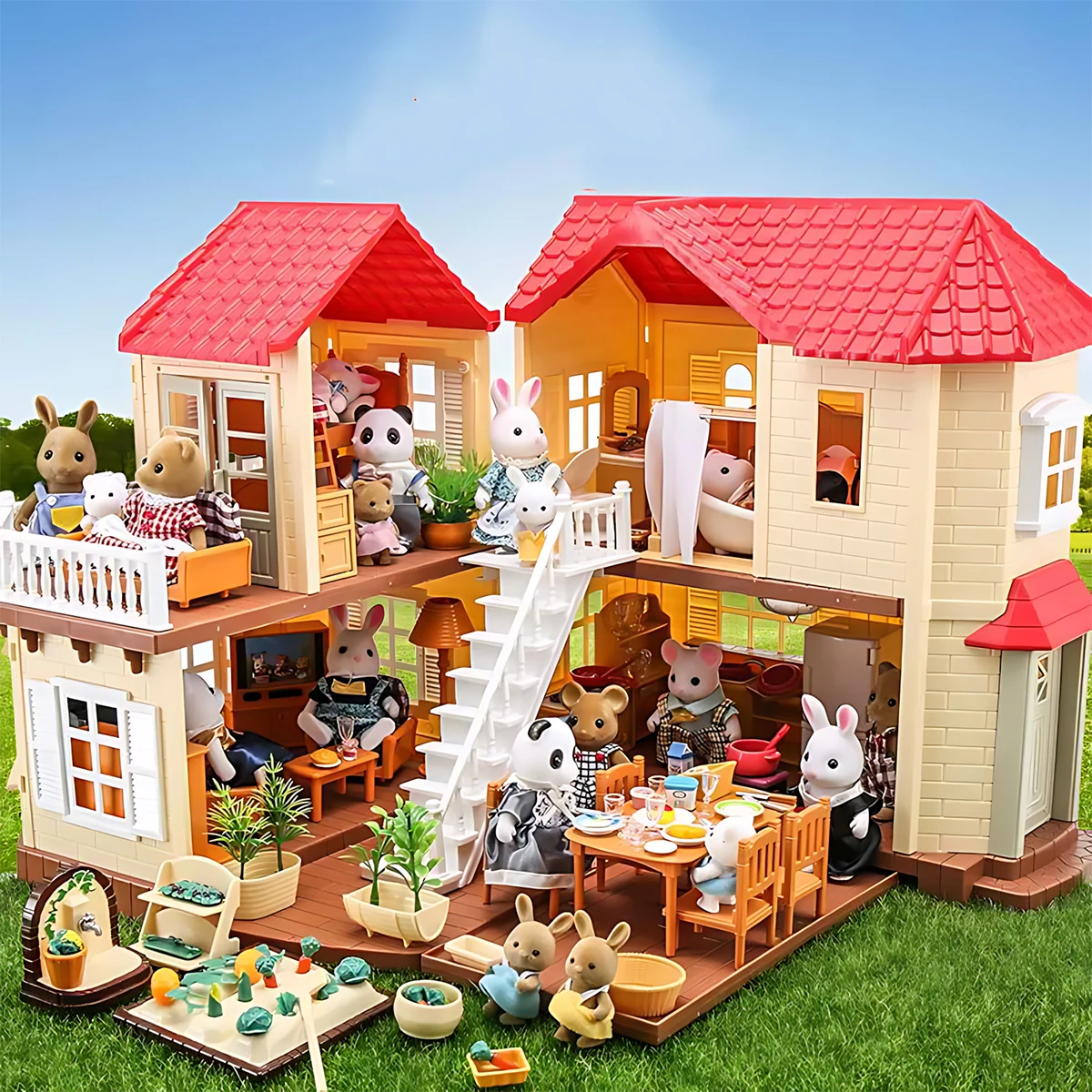 Miniature Furniture 1:12 Dollh - Home Cooking Kitchen ulasan dan harga