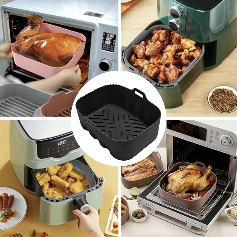Reusable Silicone Air Fryer Li - Home Cooking Kitchen ulasan dan harga